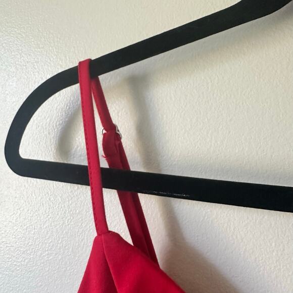 Like New Princess Polly Red Spaghetti Strap Dress Size 2 Homecoming - Picture 6 of 8